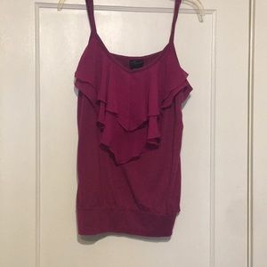 Torrid size 1 ruffled tank top